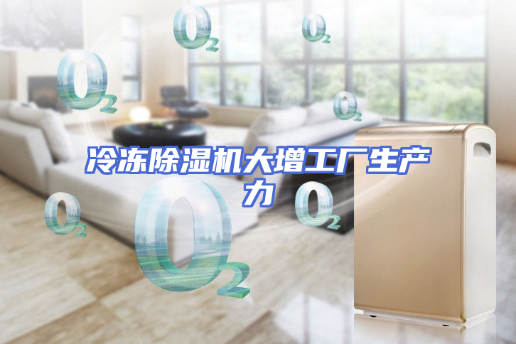 冷冻除湿机大增工厂生产力