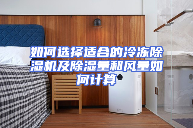如何选择适合的冷冻除湿机及除湿量和风量如何计算