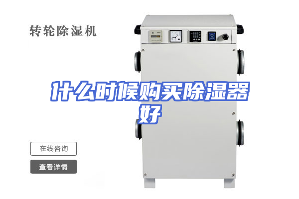 什么时候购买除湿器好