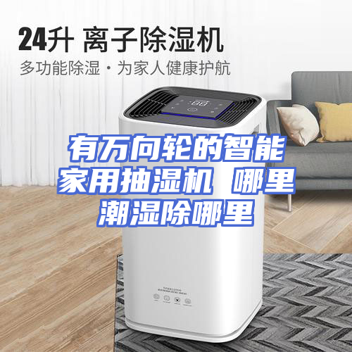 有万向轮的智能家用抽湿机 哪里潮湿除哪里