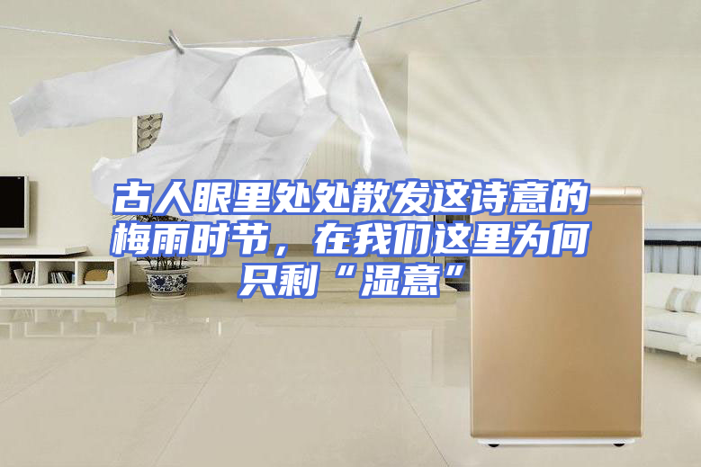 古人眼里处处散发这诗意的梅雨时节，在我们这里为何只剩“湿意”