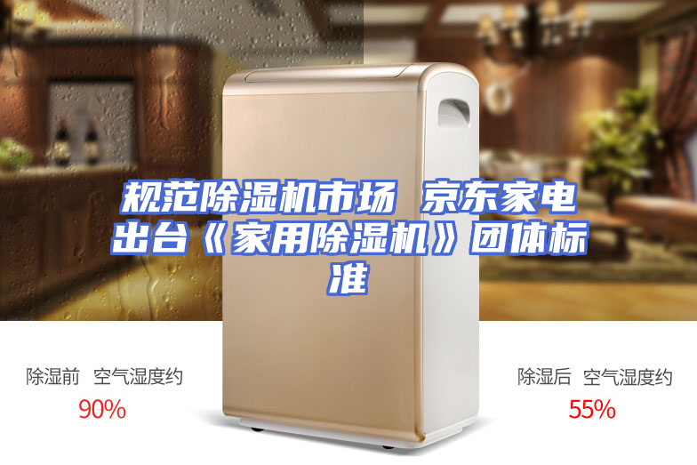 规范除湿机市场 京东家电出台《家用除湿机》团体标准