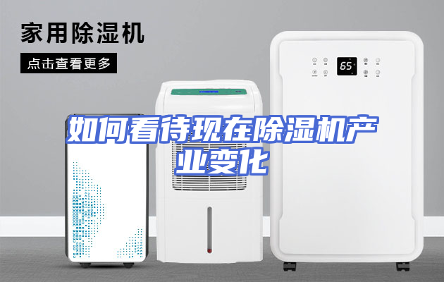 如何看待现在除湿机产业变化