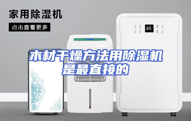 木材干燥方法用除湿机是最直接的