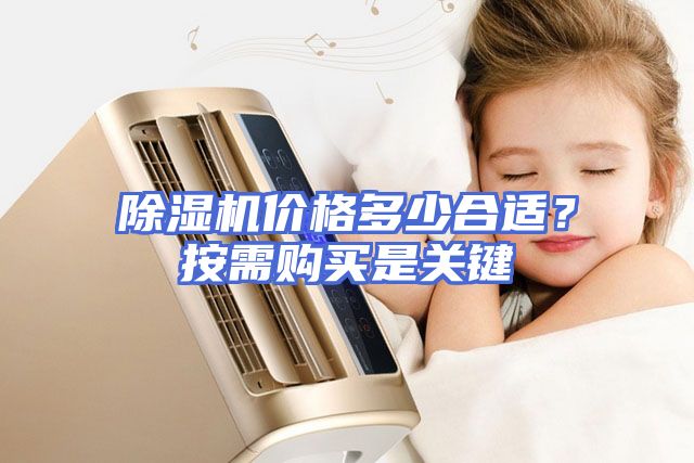 除湿机价格多少合适？按需购买是关键