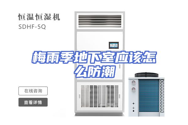 梅雨季地下室应该怎么防潮