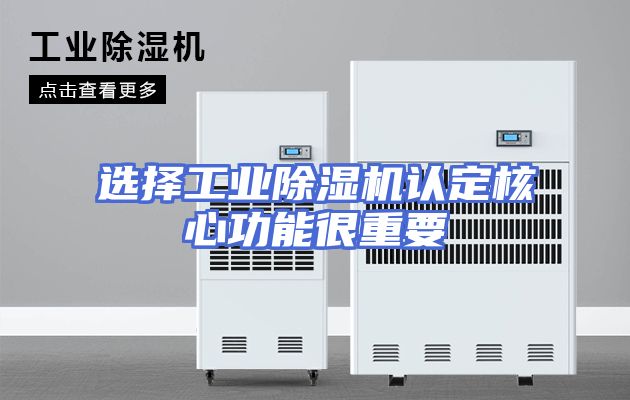 选择工业除湿机认定核心功能很重要