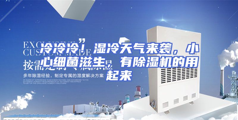 冷冷冷！湿冷天气来袭，小心细菌滋生，有除湿机的用起来