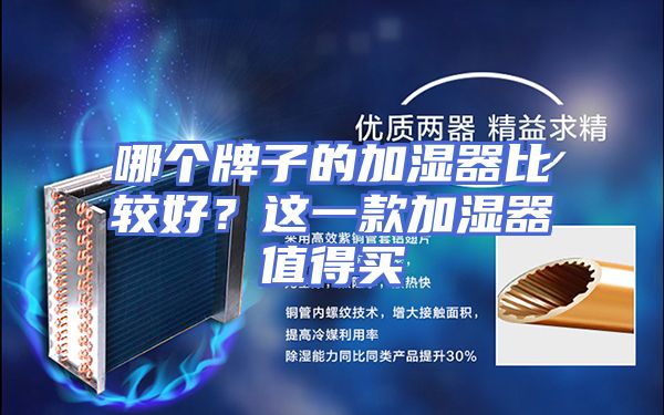 哪个牌子的加湿器比较好？这一款加湿器值得买