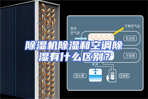 除湿机除湿和空调除湿有什么区别？