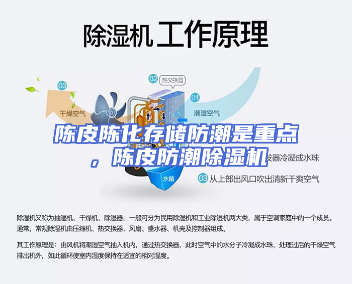 陈皮陈化存储防潮是重点，陈皮防潮除湿机