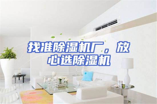 找准除湿机厂，放心选除湿机