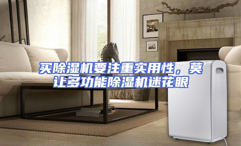 买除湿机要注重实用性，莫让多功能除湿机迷花眼