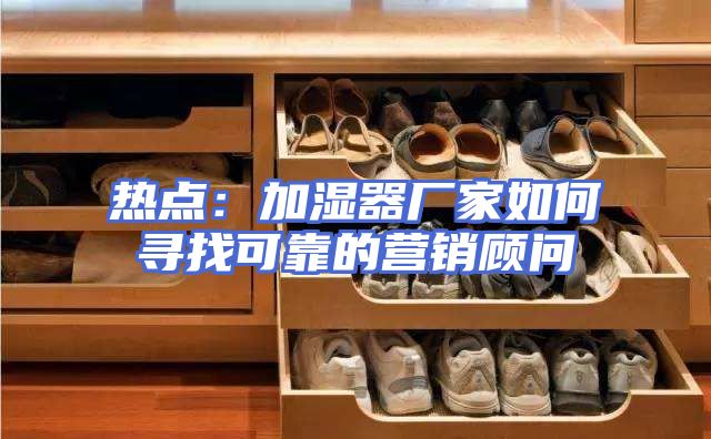 热点：加湿器厂家如何寻找可靠的营销顾问