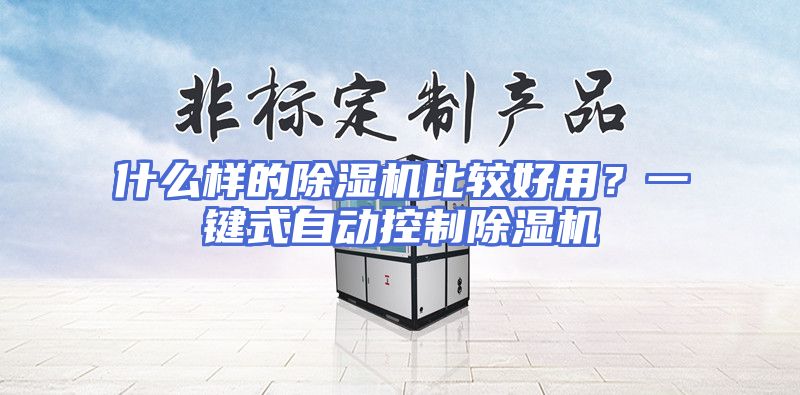 什么样的除湿机比较好用?一键式自动控制除湿机