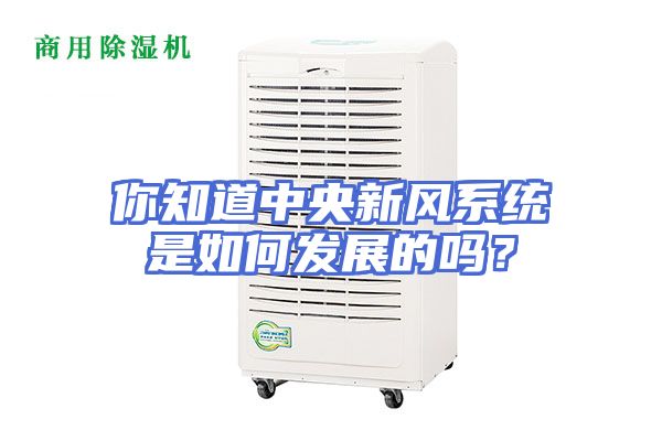 你知道中央新风系统是如何发展的吗？