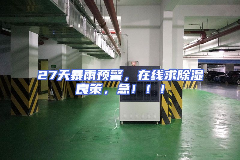 27天暴雨预警，在线求除湿良策，急！！！