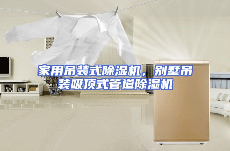 家用吊装式除湿机，别墅吊装吸顶式管道除湿机