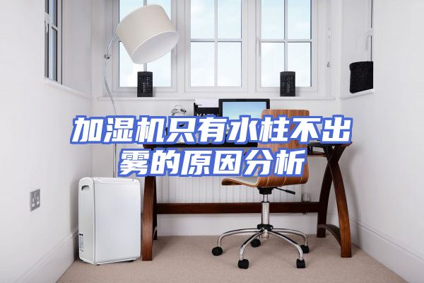 加湿机只有水柱不出雾的原因分析