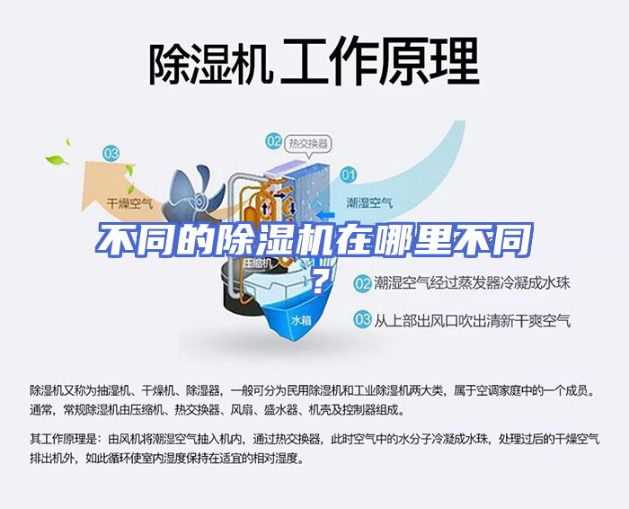 不同的除湿机在哪里不同？