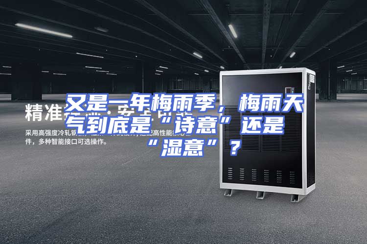 又是一年梅雨季，梅雨天气到底是“诗意”还是“湿意”？