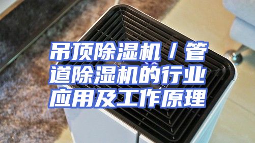 吊顶除湿机／管道除湿机的行业应用及工作原理