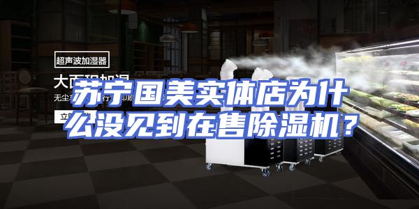 苏宁国美实体店为什么没见到在售除湿机？