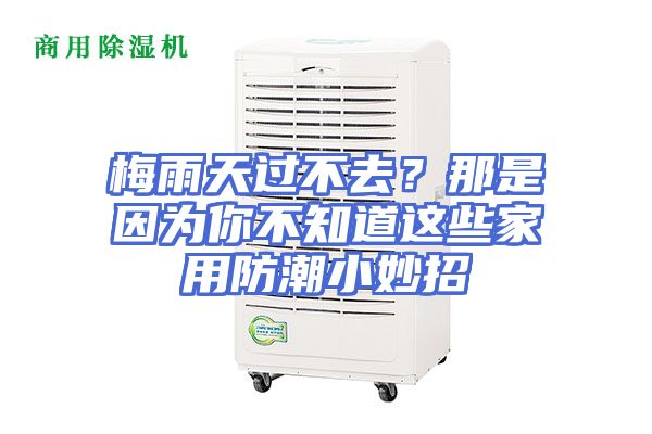 梅雨天过不去？那是因为你不知道这些家用防潮小妙招