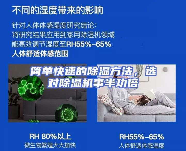 简单快速的除湿方法，选对除湿机事半功倍