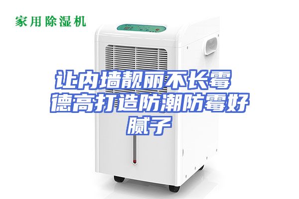 让内墙靓丽不长霉 德高打造防潮防霉好腻子