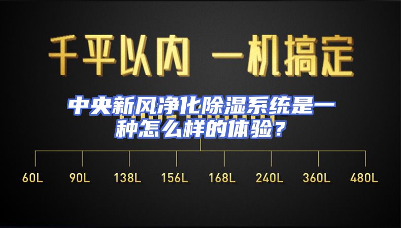 中央新风净化除湿系统是一种怎么样的体验？