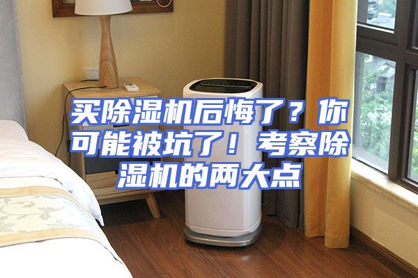 买除湿机后悔了？你可能被坑了！考察除湿机的两大点