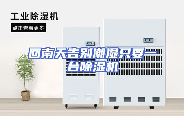 回南天告别潮湿只要一台除湿机