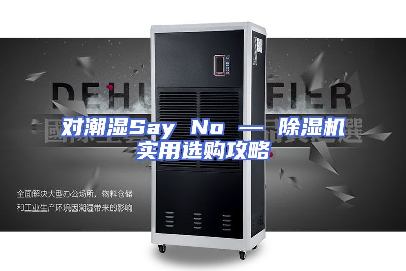 对潮湿Say No — 除湿机实用选购攻略