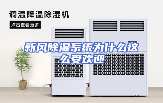 新风除湿系统为什么这么受欢迎