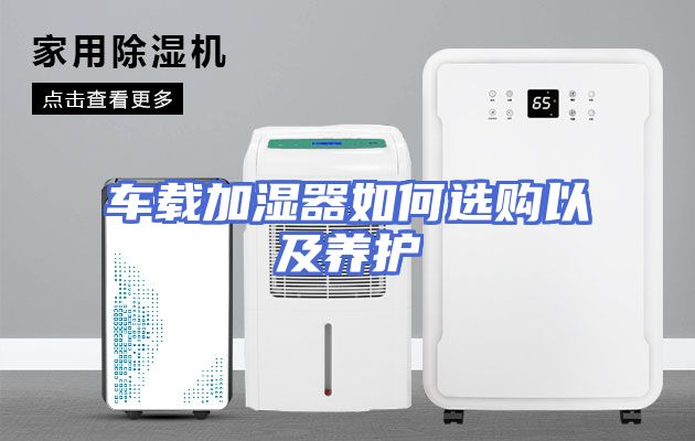 车载加湿器如何选购以及养护