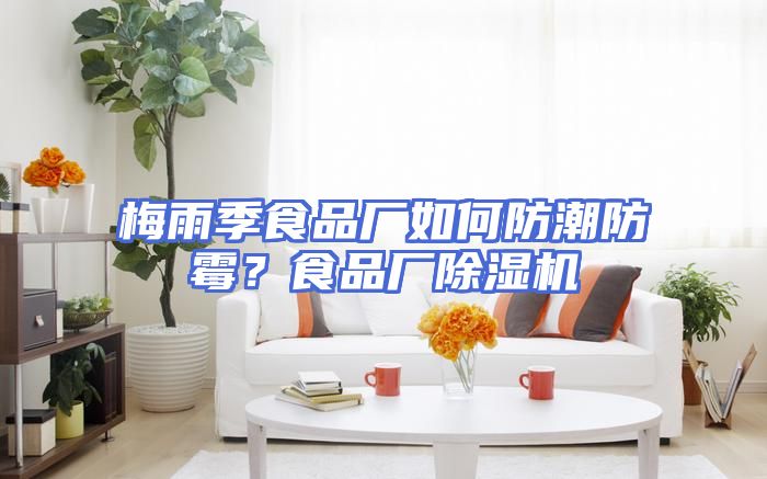 梅雨季食品厂如何防潮防霉？食品厂除湿机