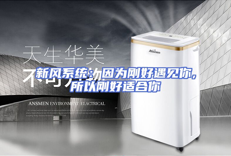 新风系统：因为刚好遇见你,所以刚好适合你