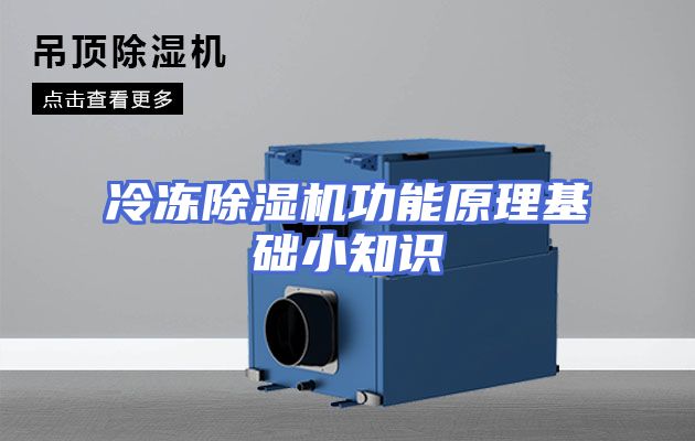 冷冻除湿机功能原理基础小知识