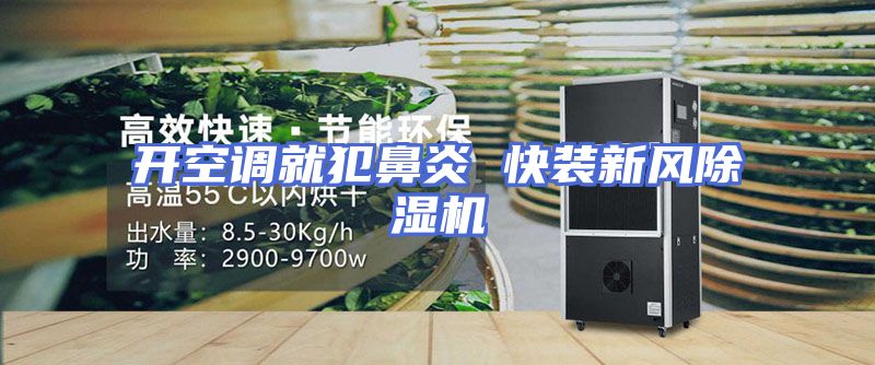 开空调就犯鼻炎 快装新风除湿机