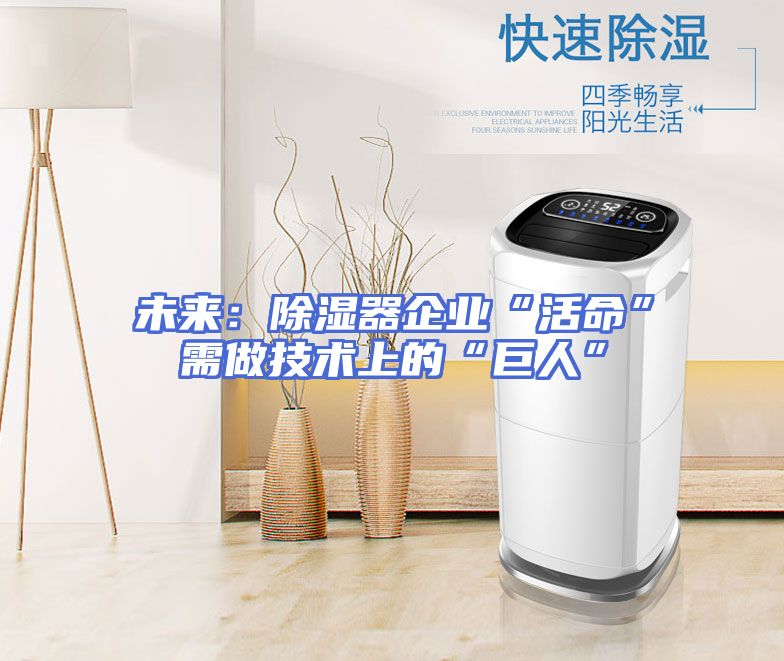 未来：除湿器企业“活命”需做技术上的“巨人”