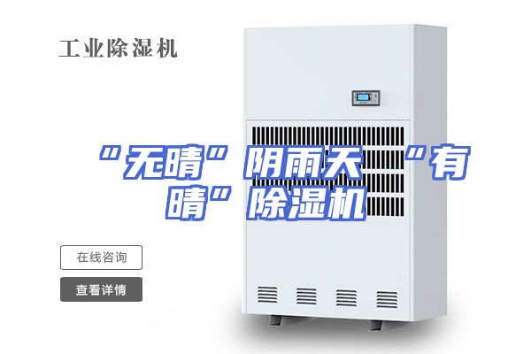 “无晴”阴雨天 “有晴”除湿机