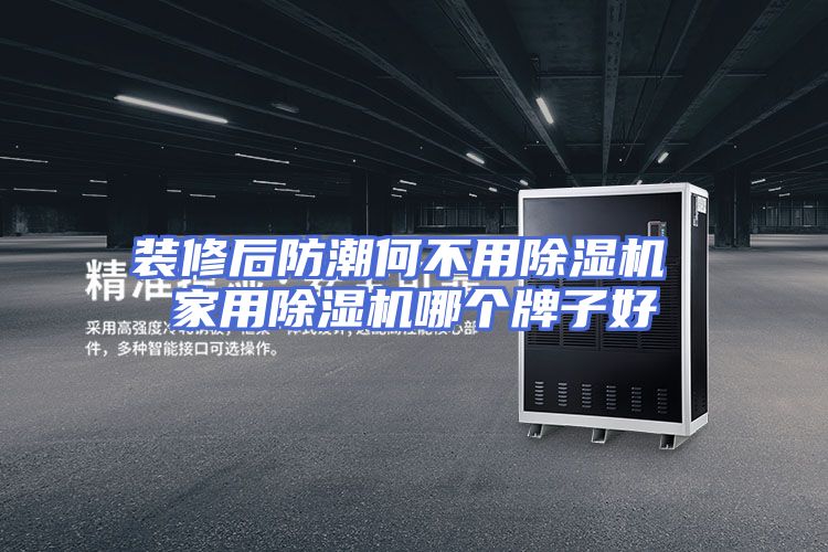 装修后防潮何不用除湿机 家用除湿机哪个牌子好
