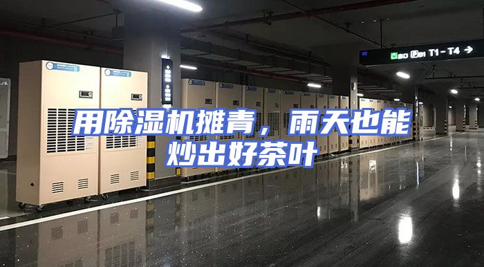 用除湿机摊青，雨天也能炒出好茶叶