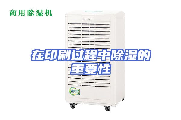 在印刷过程中除湿的重要性