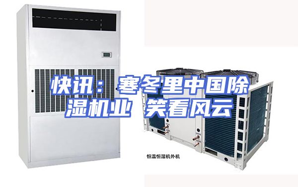 快讯：寒冬里中国除湿机业 笑看风云