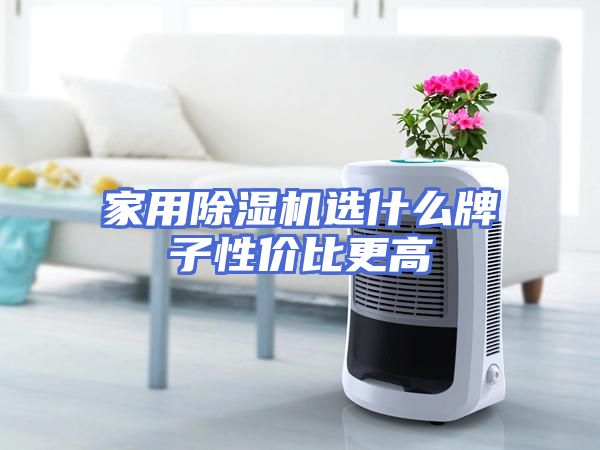 家用除湿机选什么牌子性价比更高