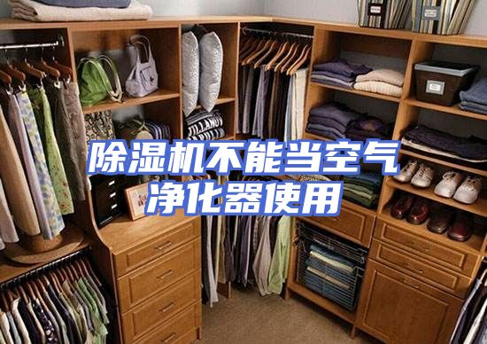 除湿机不能当空气净化器使用