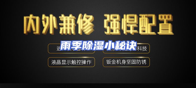 雨季除湿小秘诀