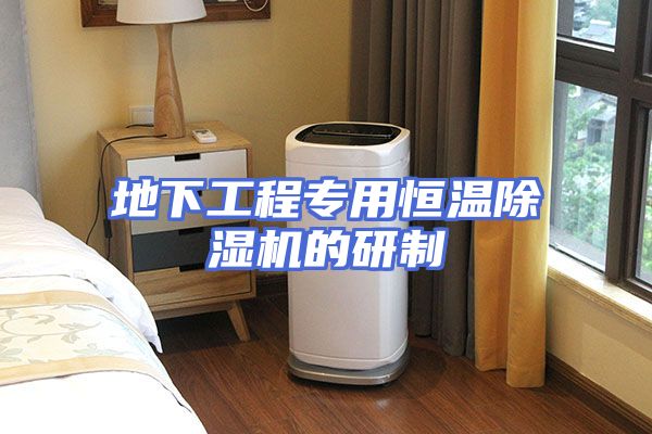 地下工程专用恒温除湿机的研制